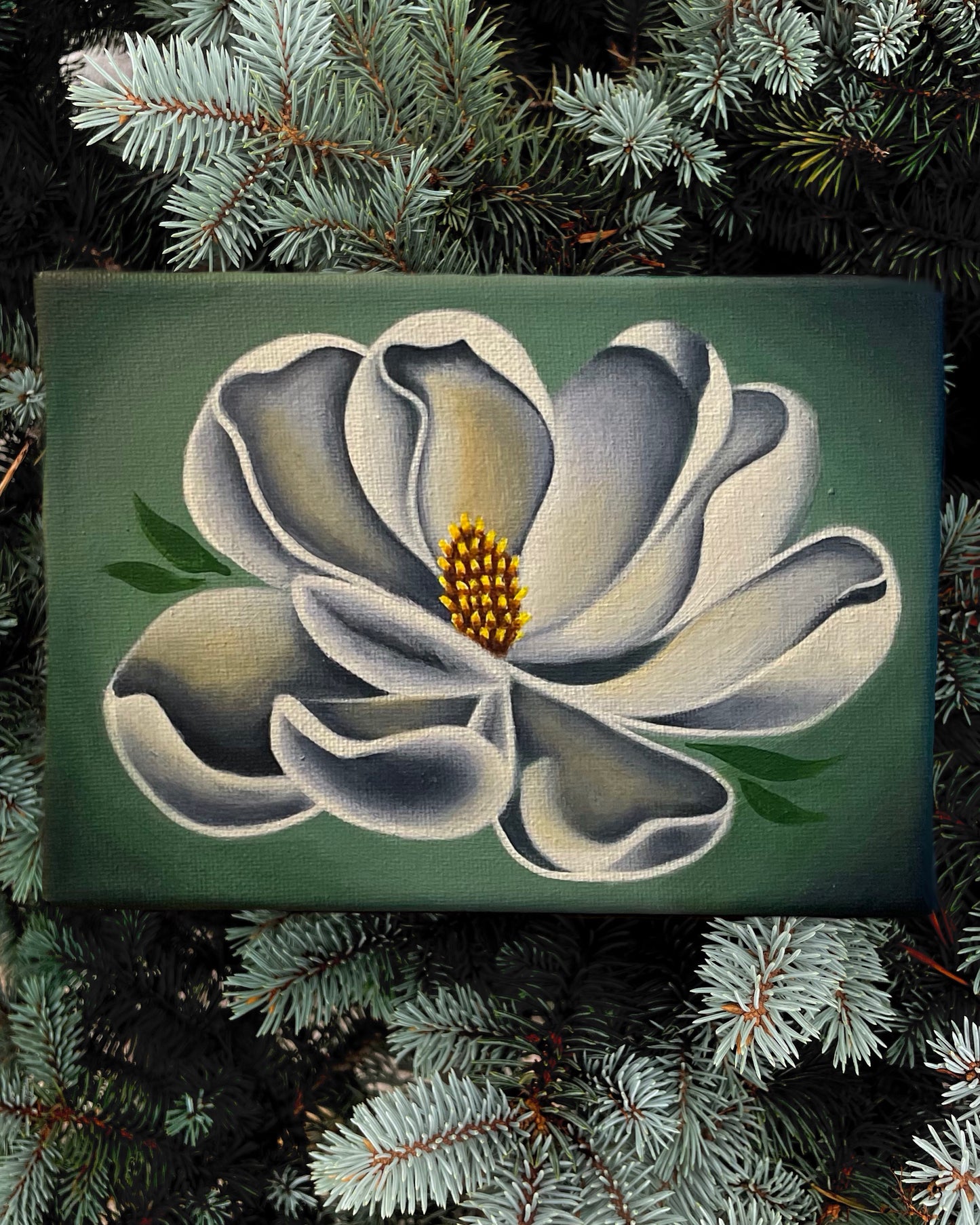 “Tiny Magnolia” Original Painting