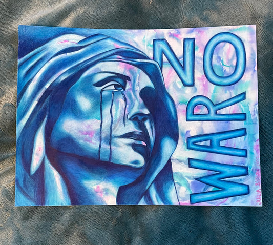 NO WAR Original Drawing